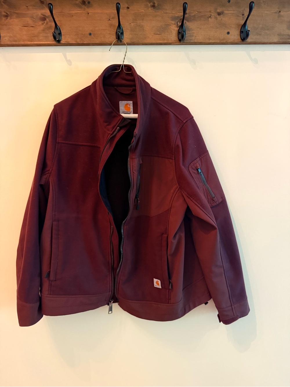 Carhartt Women's Maroon Softshell Jacket